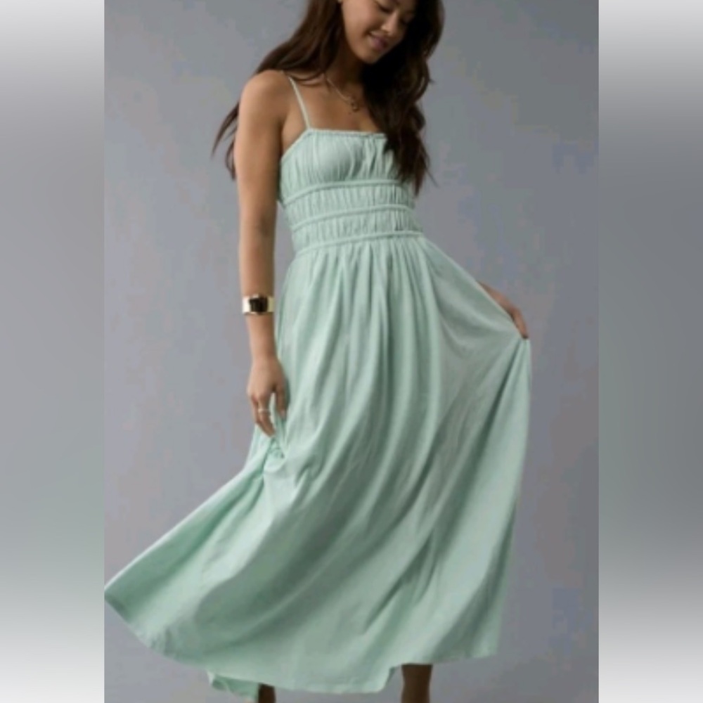 Elegant Mint Green Maxi Dress
